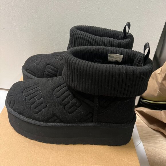 Women's Classic Mini Platform Felted - Picture 1 of 8